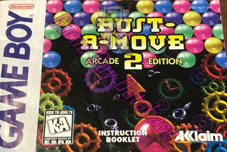 Bust-a-Move 2 Arcade Edition USA Front of the booklet