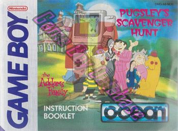 Addams Family Pugsley's Scavenger Hunt (the) NOE Front of the booklet