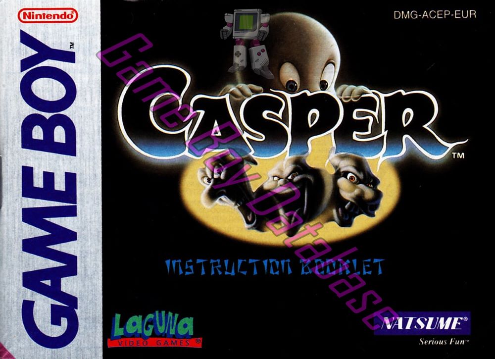 Casper EUR Front of the booklet