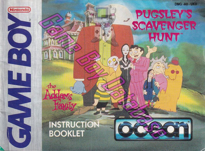 Addams Family Pugsley's Scavenger Hunt (the) UKV Front of the booklet