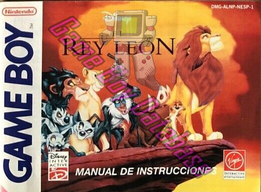 Rey leon (Disney el) NESP-1 Front of the booklet