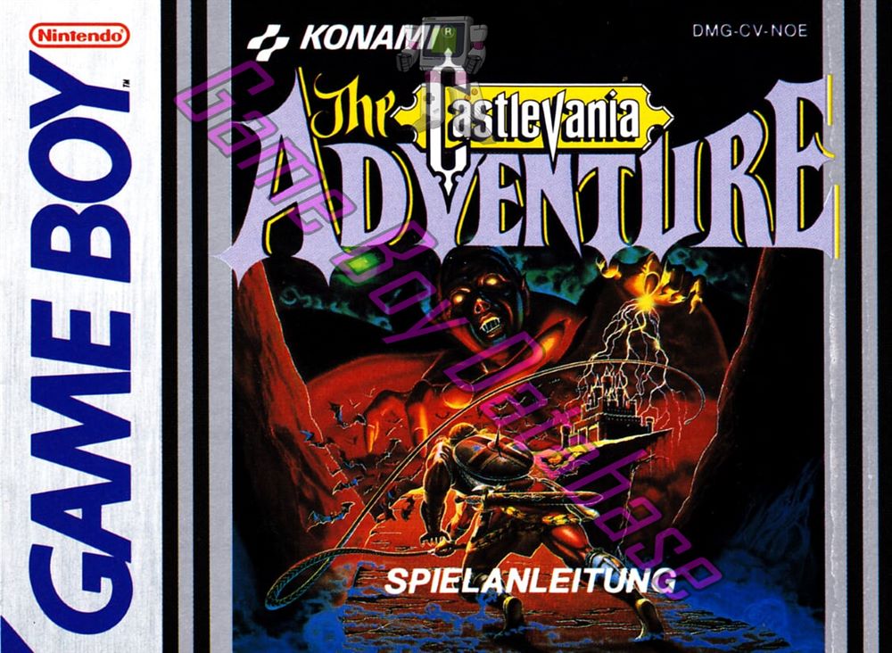 Castlevania the Adventure NOE Front of the booklet