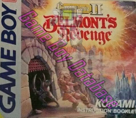 Castlevania II Belmont's Revenge SCN Front of the booklet