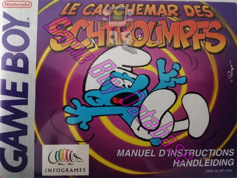 Cauchemar des Schtroumpfs (le) FAH Front of the booklet