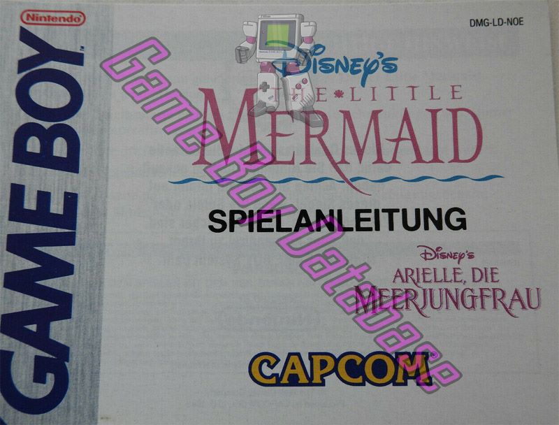 Little Mermaid Arielle die Meerjungfrau (Disney’s the) NOE Front of the booklet