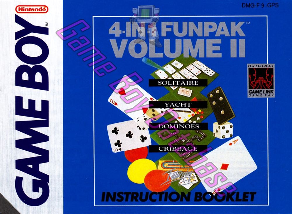 4-in-1 Fun Pak Volume II GPS Front of the booklet