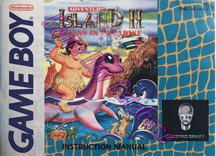 Adventure Island II USA-2 Front of the booklet