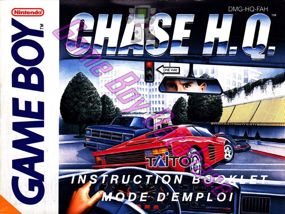 Chase H.Q. FAH Front of the booklet