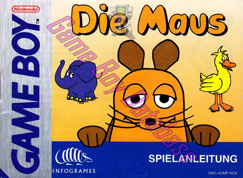 Die Maus NOE Front of the booklet