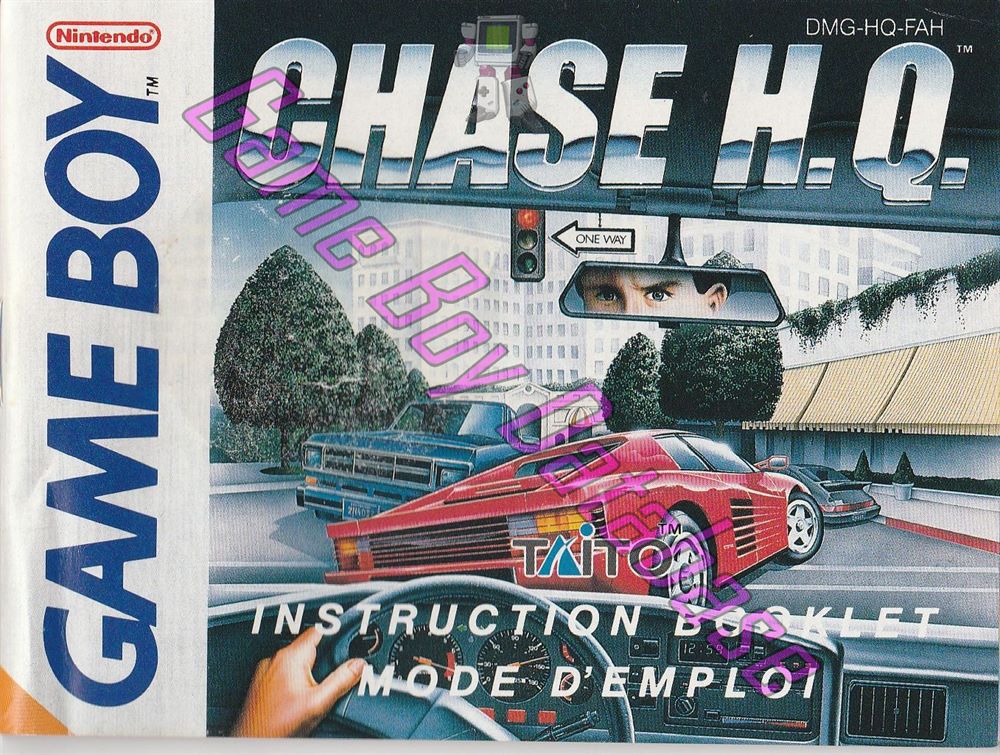 Chase H.Q. FAH Front of the booklet