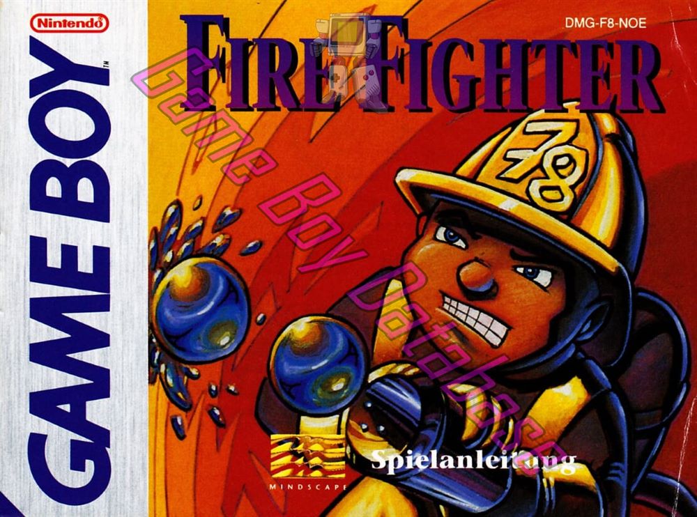 Fire Fighter NOE Front of the booklet