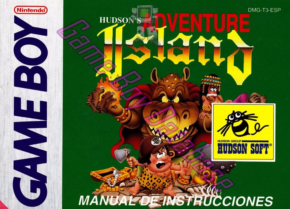 Adventure Island ESP Front of the booklet