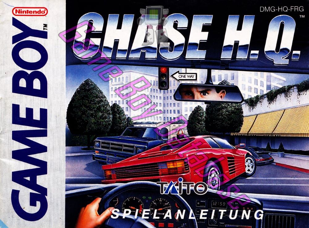 Chase H.Q. FRG Front of the booklet