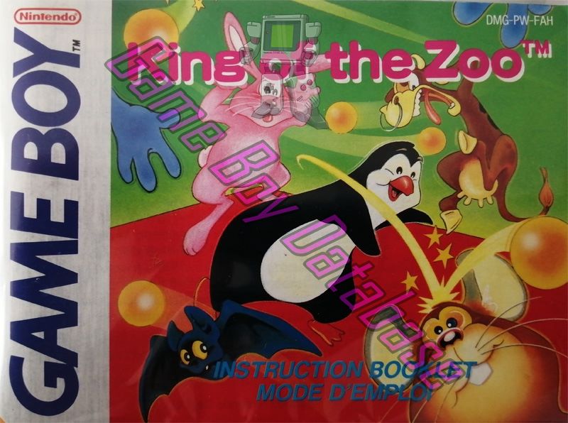 King of the Zoo FAH Front of the booklet