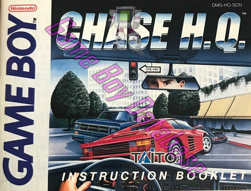 Chase H.Q. SCN Front of the booklet