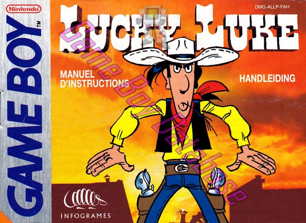 Lucky Luke FAH Front of the booklet