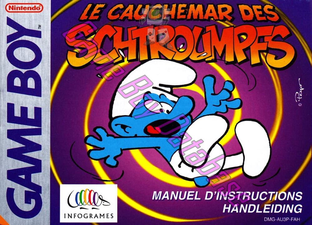 Cauchemar des Schtroumpfs (le) FAH Front of the booklet