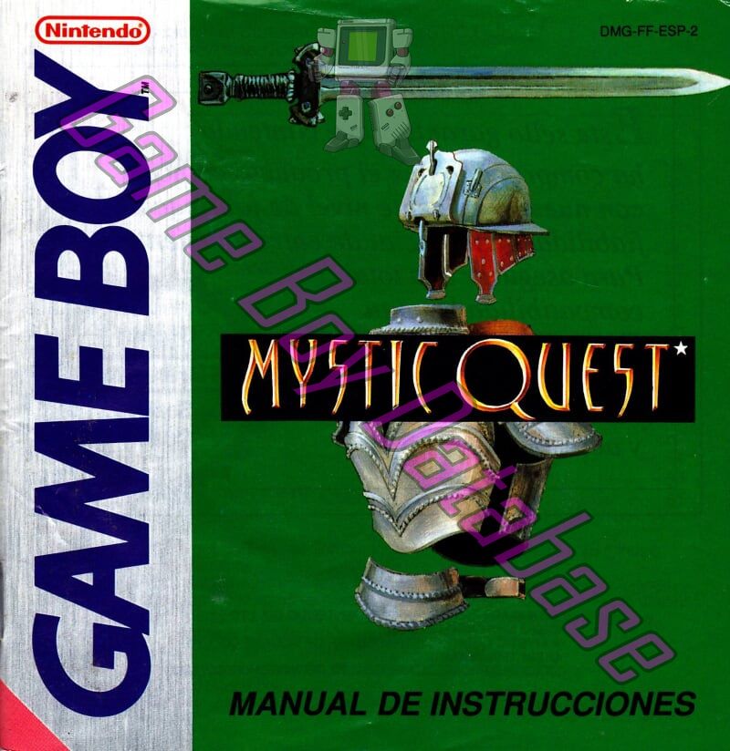 Mystic Quest ESP-2 Front of the booklet