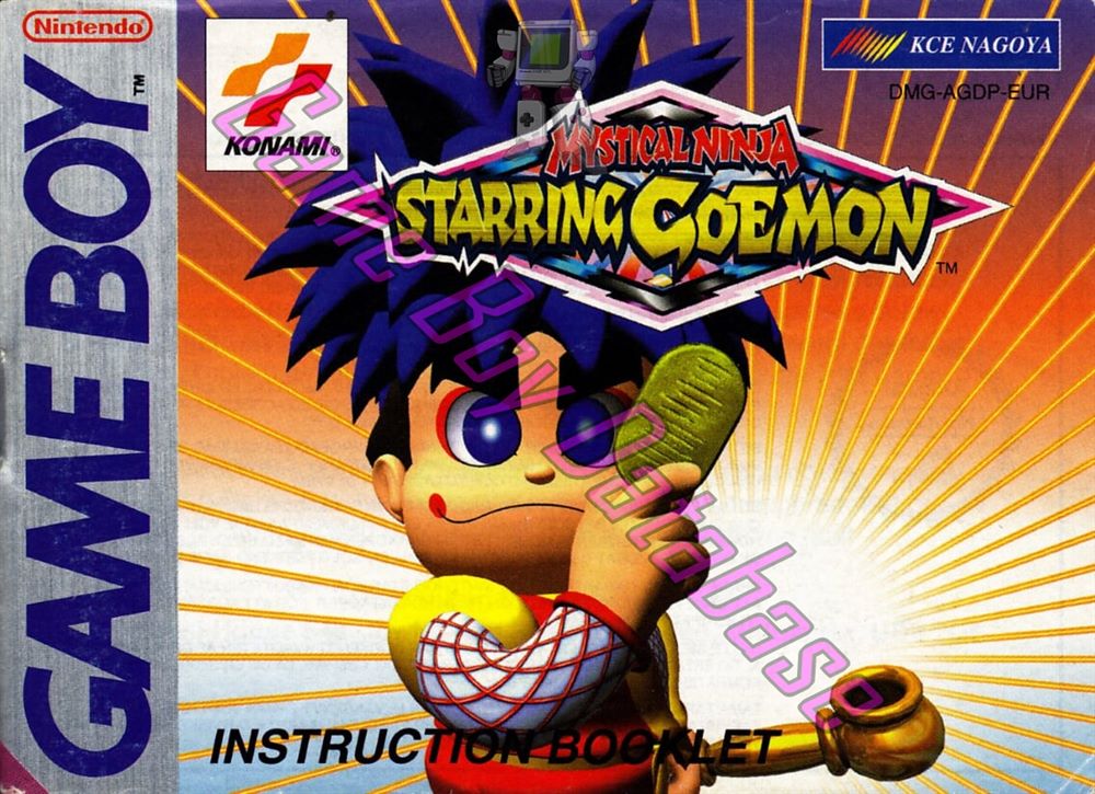 Mystical Ninja Starring Goemon EUR Front of the booklet