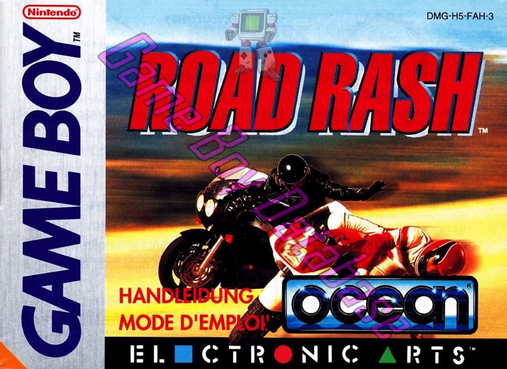 Road Rash FAH-3 Front of the booklet