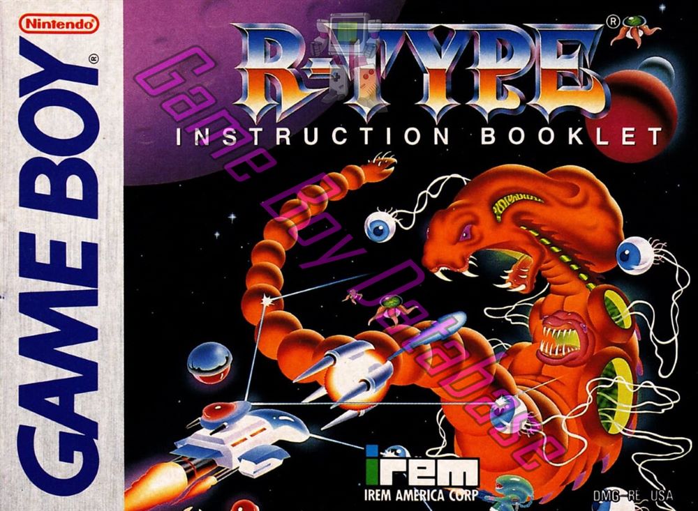 R-Type USA Front of the booklet