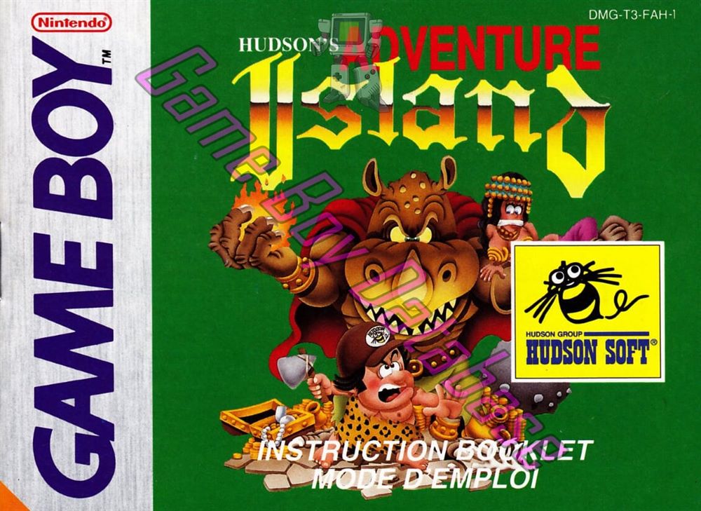 Adventure Island FAH Front of the booklet