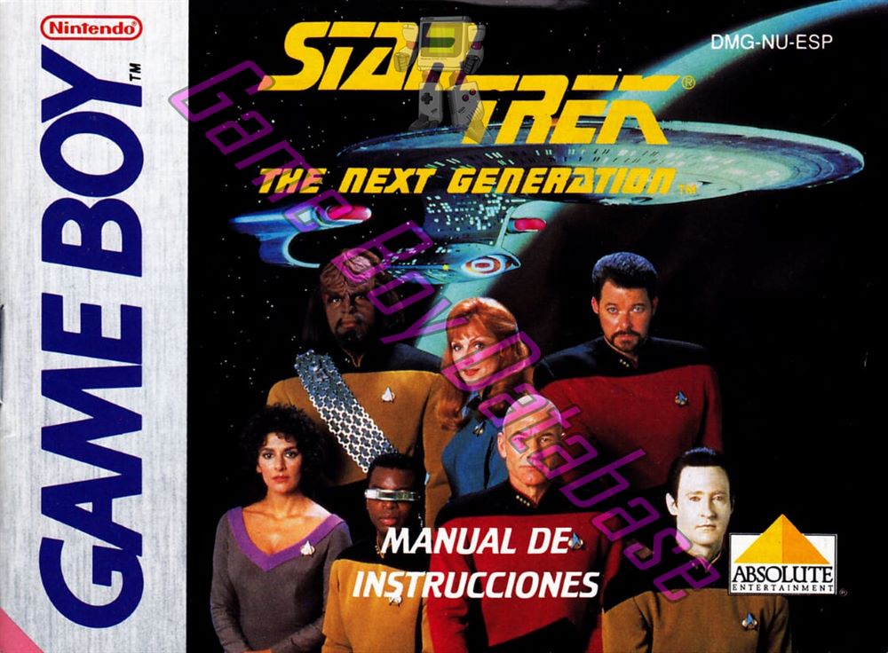 Star Trek the Next Generation ESP Front of the booklet