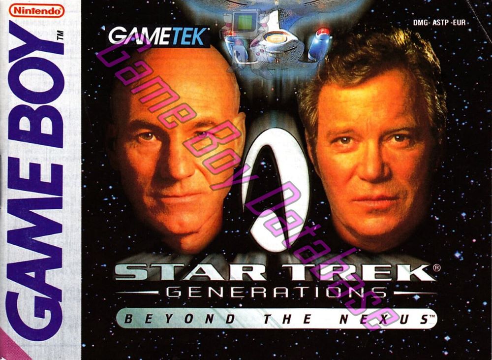 Star Trek Generations Beyond the Nexus EUR-1 Front of the booklet