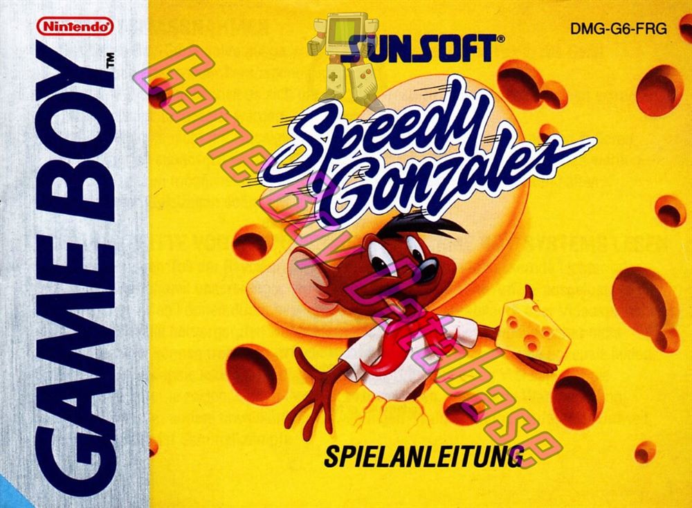 Speedy Gonzales FRG Front of the booklet