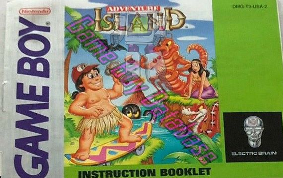 Adventure Island USA-2 Front of the booklet