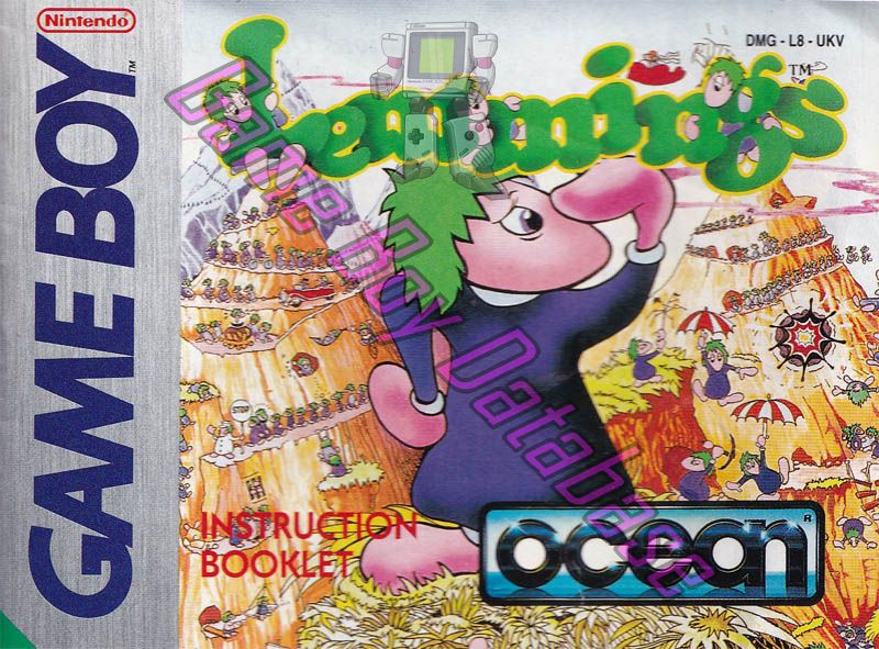 Lemmings UKV Front of the booklet