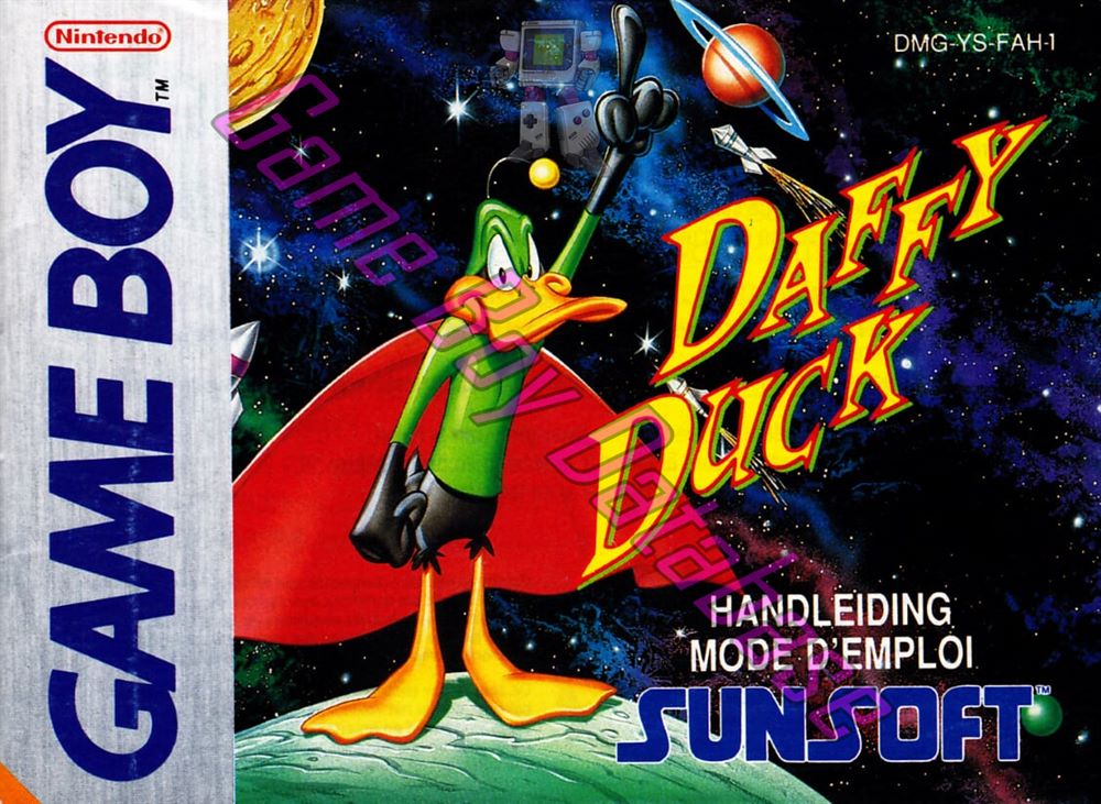 Daffy Duck FAH-1 Front of the booklet