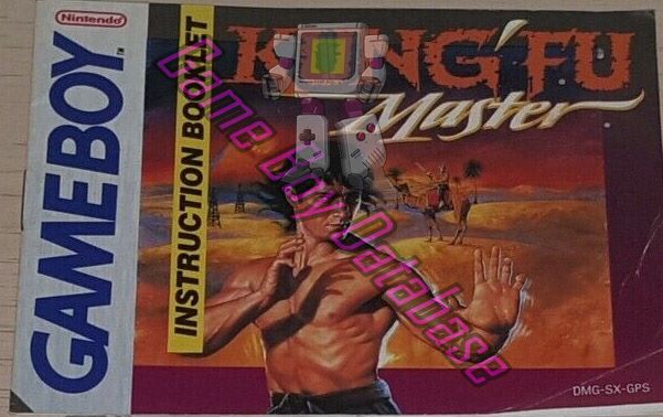 Kung-Fu Master  GPS Front of the booklet