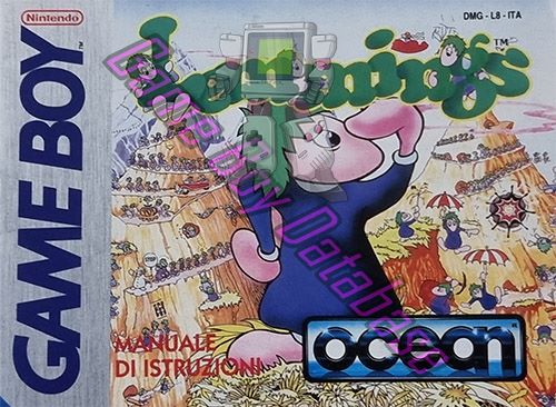 Lemmings ITA Front of the booklet