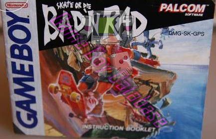 Bad'n Rad (Skate or Die) GPS Front of the booklet