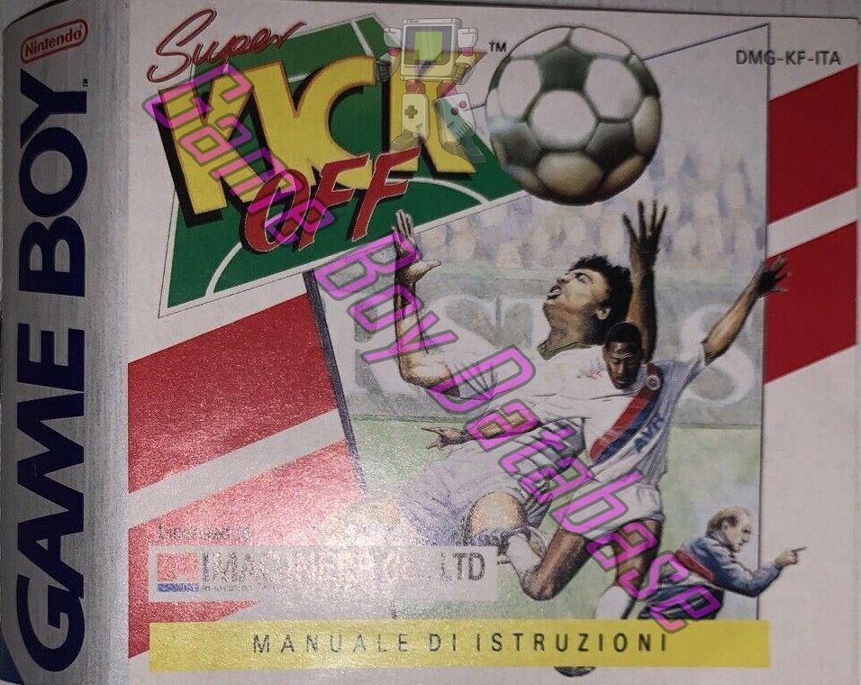 Super Kick Off ITA Front of the booklet