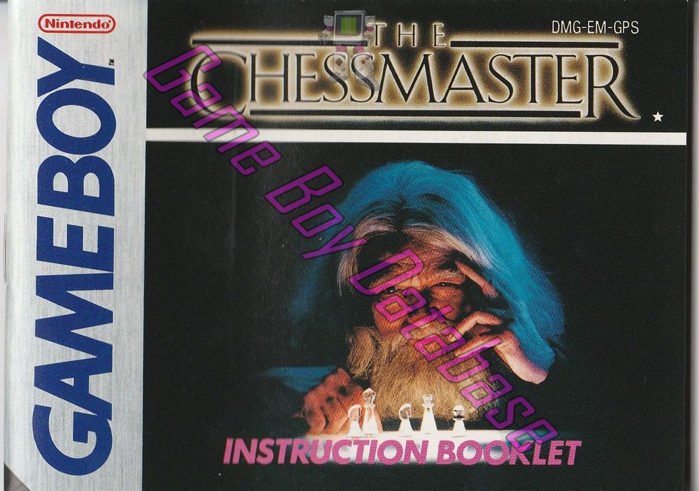 Chessmaster (the) GPS Front of the booklet