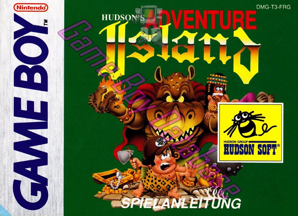 Adventure Island FRG Front of the booklet