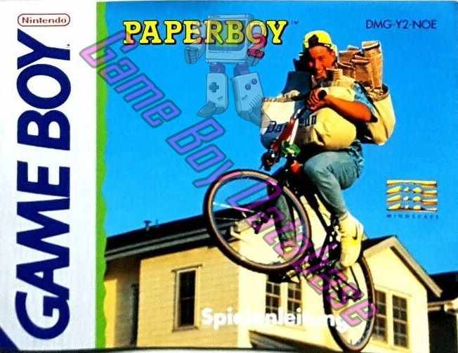 Paperboy 2 NOE Front of the booklet