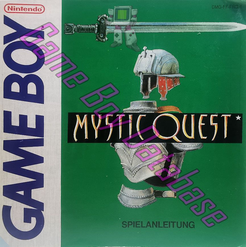 Mystic Quest FRG-1 Front of the booklet