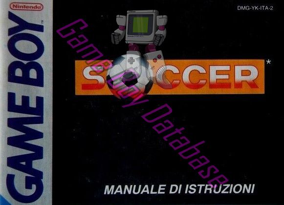 Soccer ITA-3 Front of the booklet