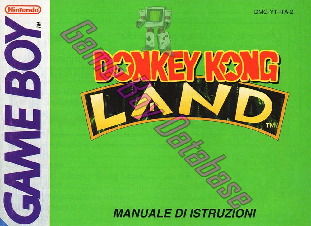 Donkey Kong Land NEAI-2 Front of the booklet