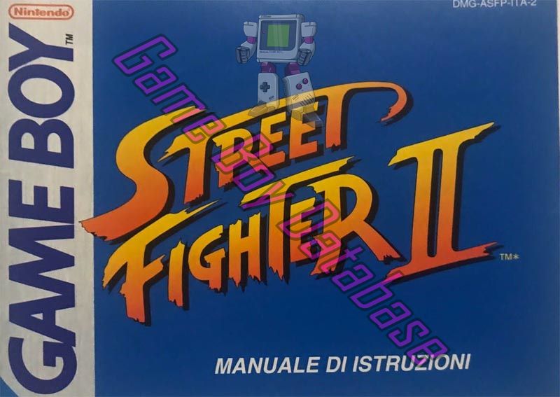 Street Fighter II NEAI Front of the booklet