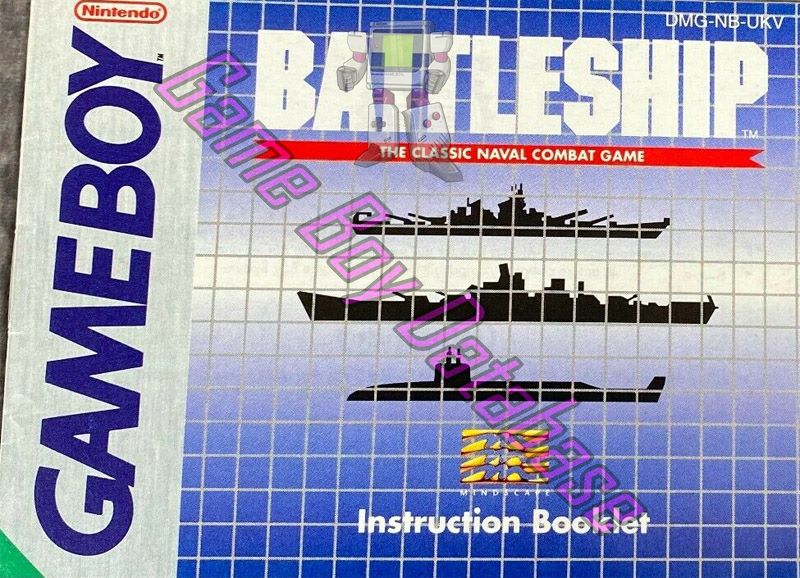 Battleship UKV Front of the booklet