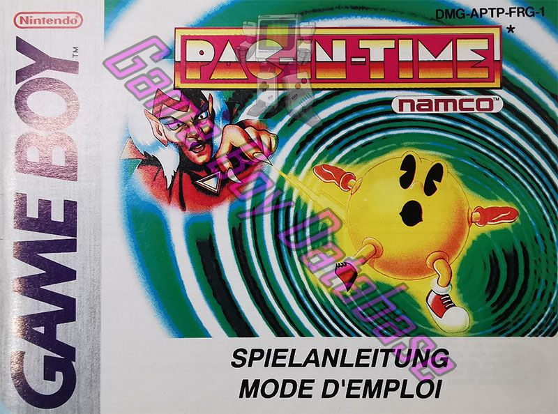 Pac-In-Time FRG-1 Front of the booklet