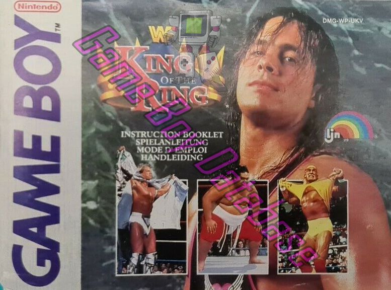 WWF King of the Ring UKV Front of the booklet