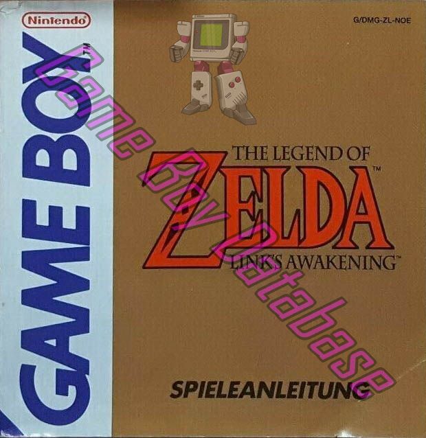 Legend of Zelda Link's Awakening (the) NNOE Front of the booklet