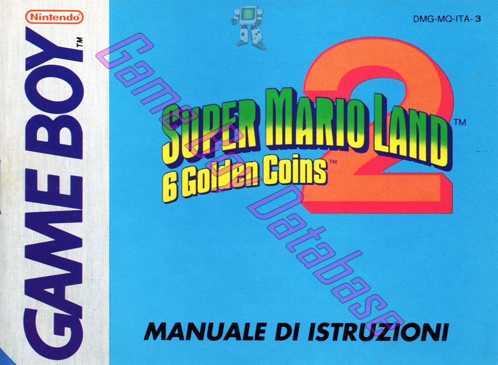 Super Mario Land 2: 6 Golden Coins NEAI Front of the booklet