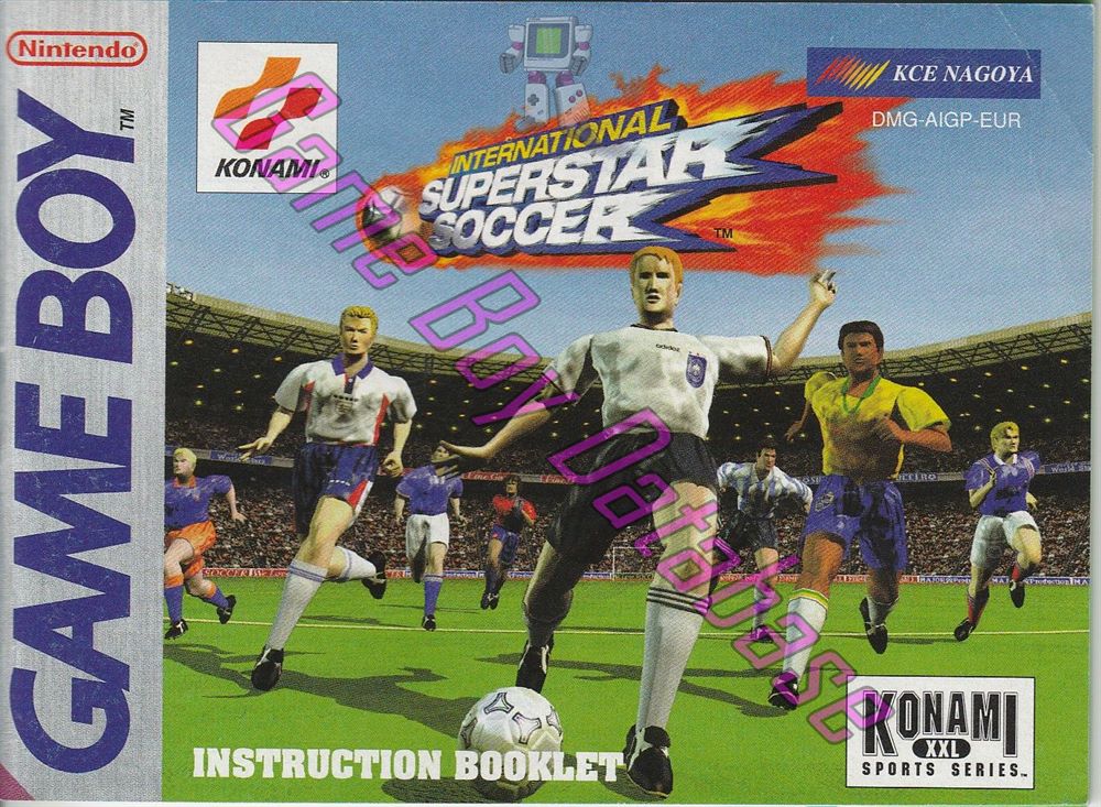 International Superstar Soccer EUR Front of the booklet