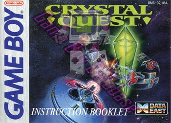 Crystal Quest USA Front of the booklet